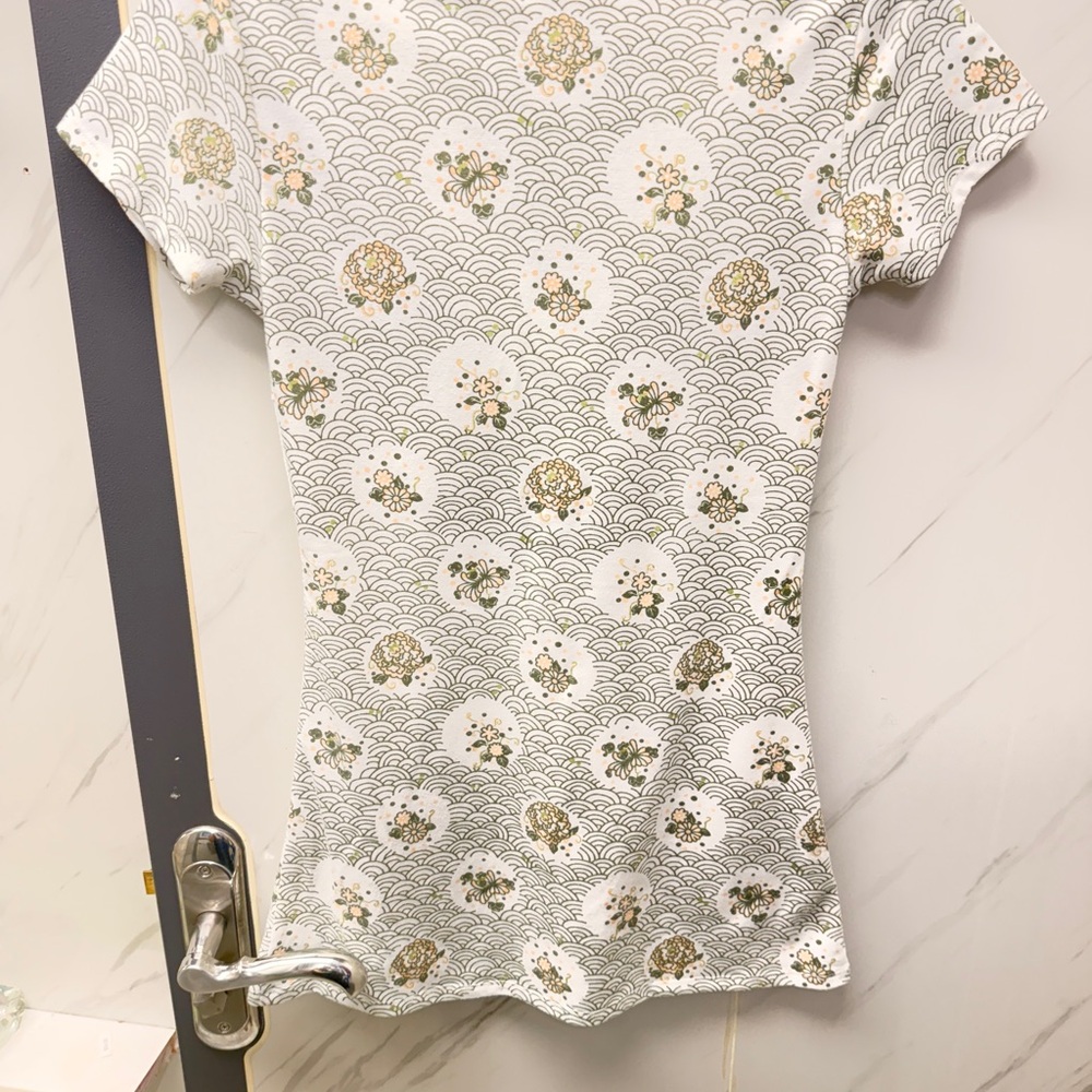 American Rag Floral Pattern Babydoll Top Size S - Picture 3 of 3